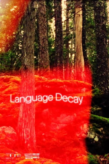 Language Decay poster