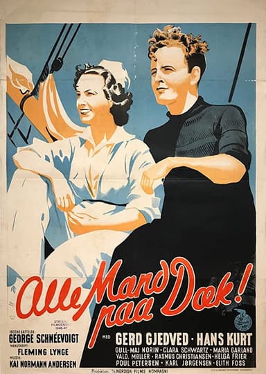 Alle mand på dæk poster