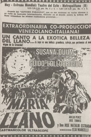 María del Llano poster