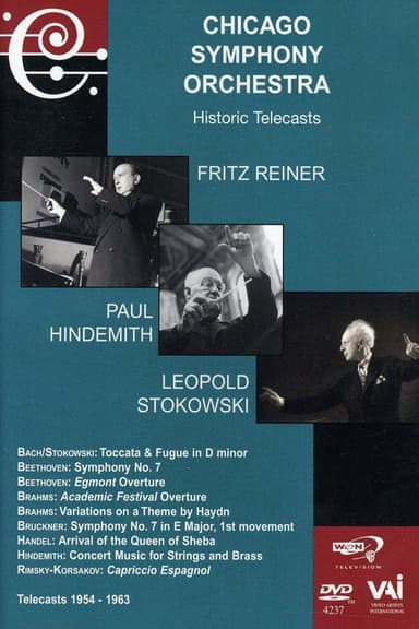 Chicago Symphony Orchestra - Historic Telecasts poster