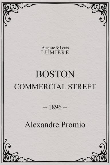 Boston, Commercial Street poster