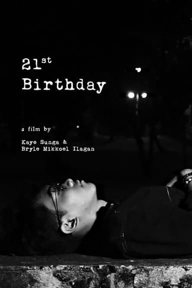 21st Birthday poster