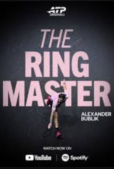 Alexander Bublik: The Ringmaster poster