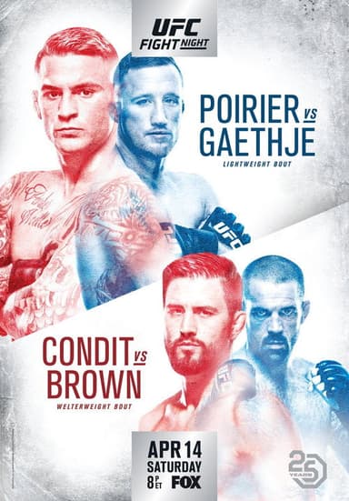 Justin Gaethje - Symphony of Violence poster