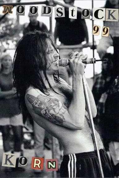 korn - woodstock 1999 poster