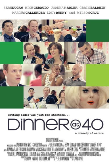 Dinner at 40 poster