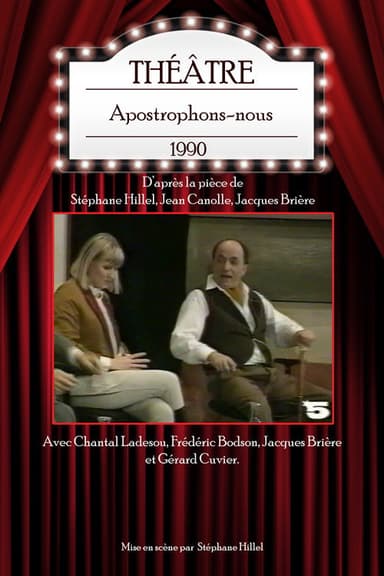 Apostrophons-nous poster