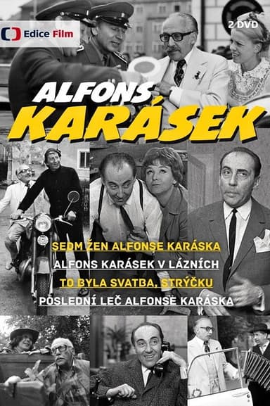 Alfons Karásek v lázních poster