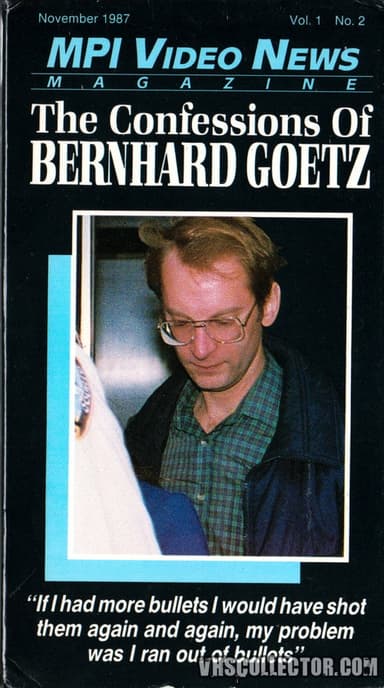 The Confessions of Bernhard Goetz poster