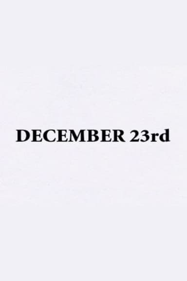 December 23rd poster