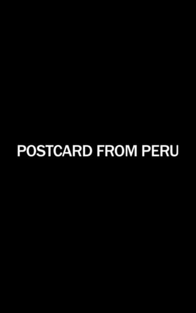 Postcard from Peru poster