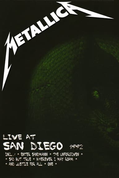 Metallica: Live at San Diego poster