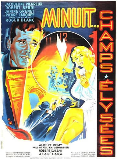 Minuit... Champs-Elysées poster