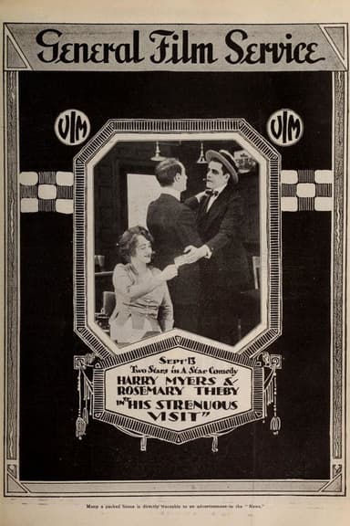 His Strenuous Visit poster