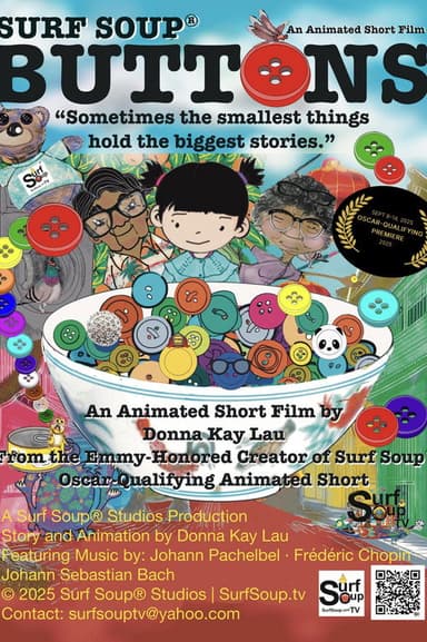 Surf Soup® Buttons poster