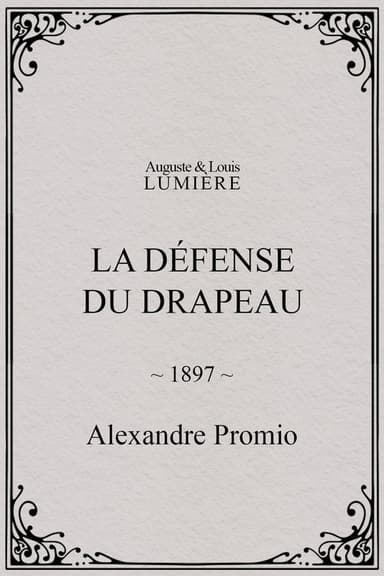 La défense du drapeau poster