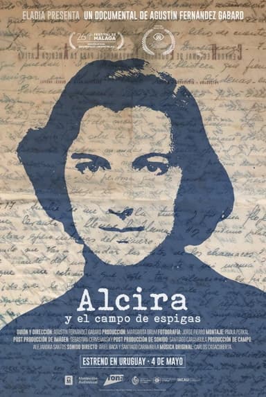 Alcira y el campo de espigas poster