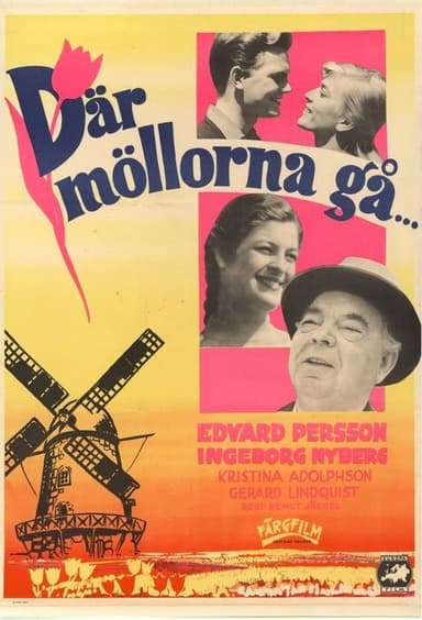 Där möllorna gå... poster