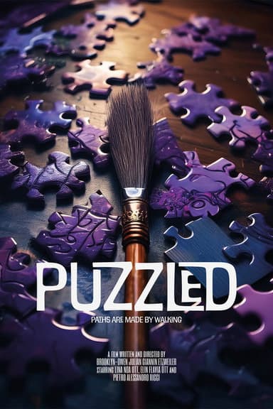 Puzzled - Paths are made by walking poster
