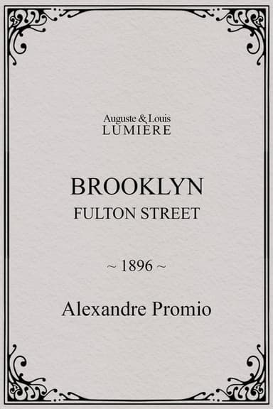 Brooklyn, Fulton Street poster