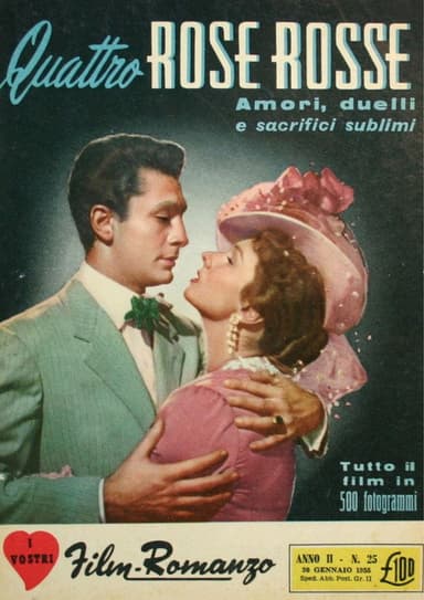 Quattro rose rosse poster