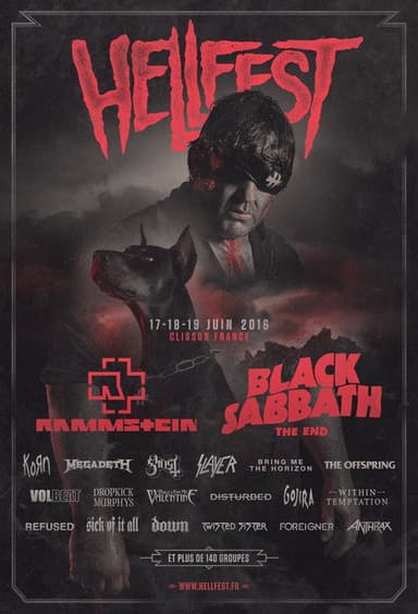 Rammstein - Live at Hellfest poster