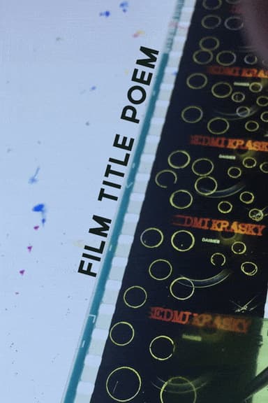 Film Title Poem poster