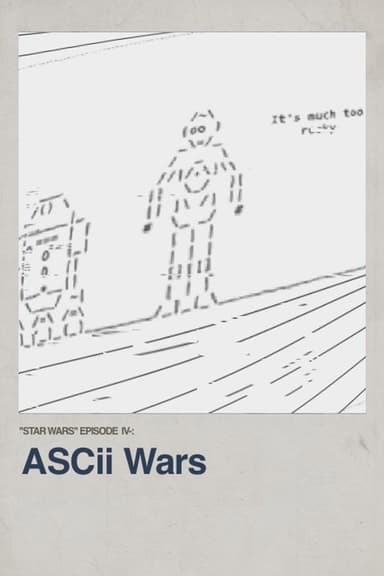 Asciimation Wars poster