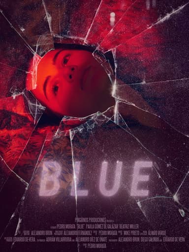 Blue poster