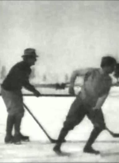 Hockey Match on the Ice poster