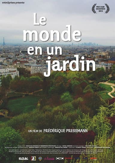 Le monde en un jardin poster