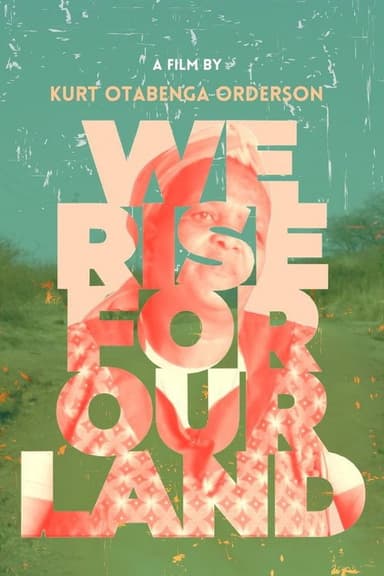 We Rise for Our Land poster