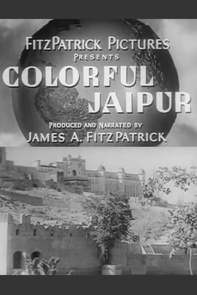 Colorful Jaipur poster