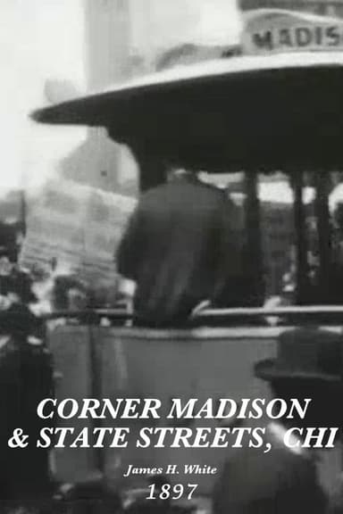 Corner Madison and State Streets, Chicago poster