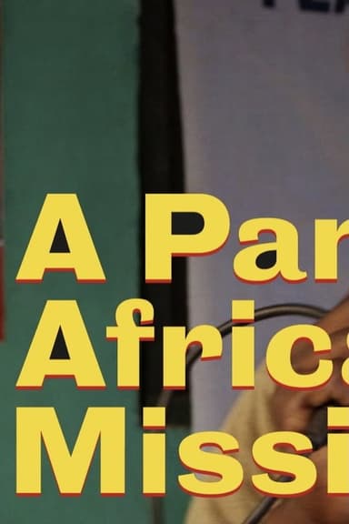 A Pan-African Mission poster
