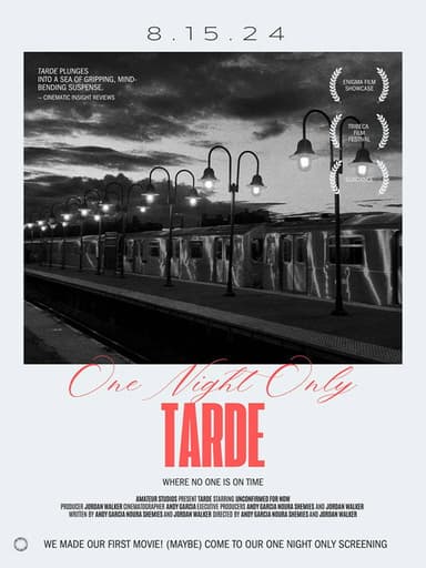 Tarde poster