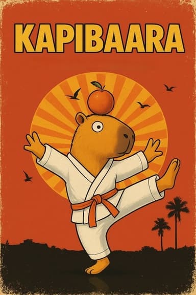 Capybara poster