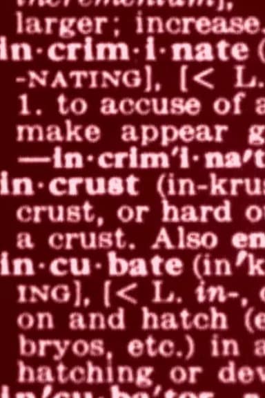 Dictionary poster