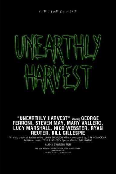Unearthly Harvest poster