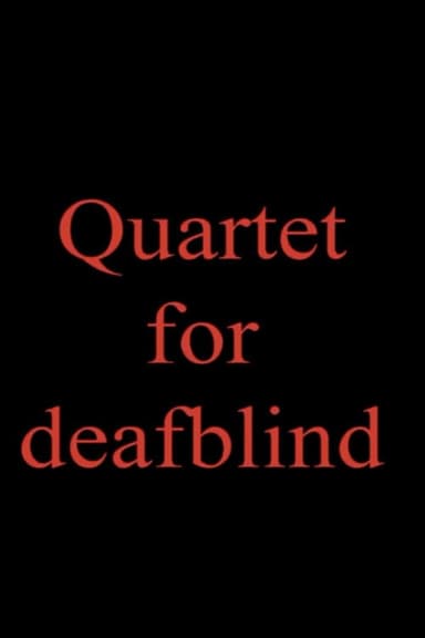 Quartet for deafblind poster