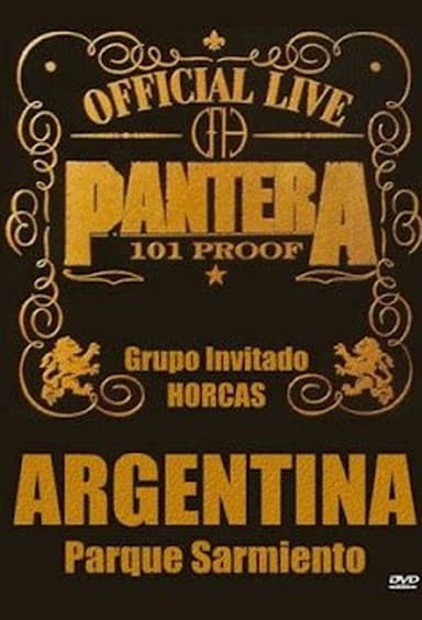 Pantera - Live in Buenos Aires, Argentina poster