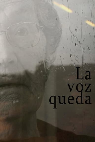 La voz queda poster
