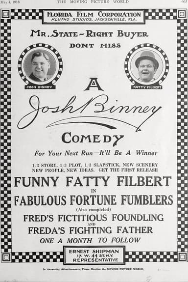 Fred's Fictitious Foundling poster