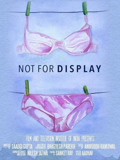 Not  for Display poster