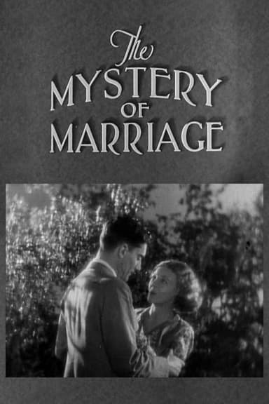 The Mystery of Marriage poster
