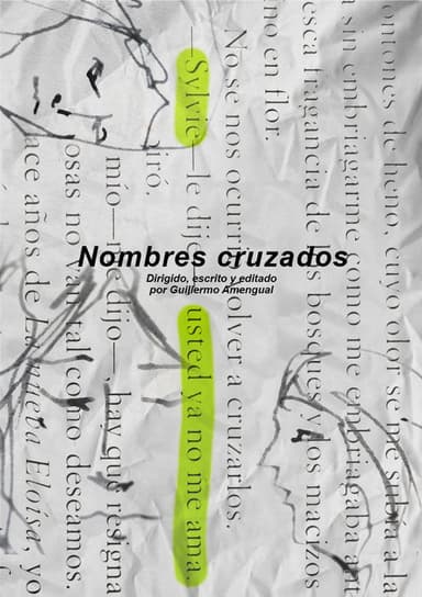 Nombres cruzados poster