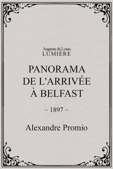Panorama de l'arrivée à Belfast poster
