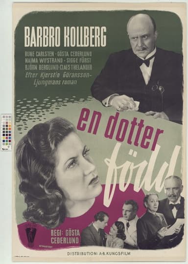 En dotter född poster