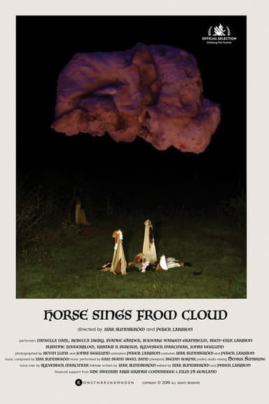 Horse Sings from Cloud poster