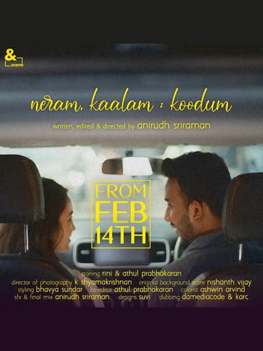 neram, kaalam; koodum poster